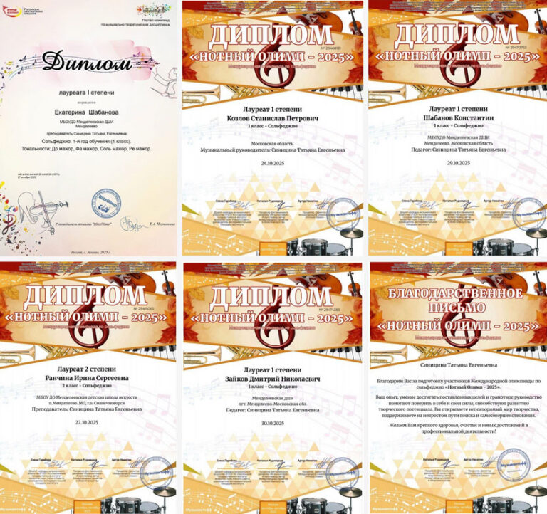 Подробнее о статье Поздравляем лауреатов Международной Олимпиады по сольфеджио
